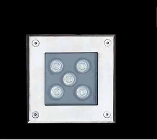 5 шт. 3 Вт 4 LED подземный свет квадратные светодиодные светильники IP65 наружный