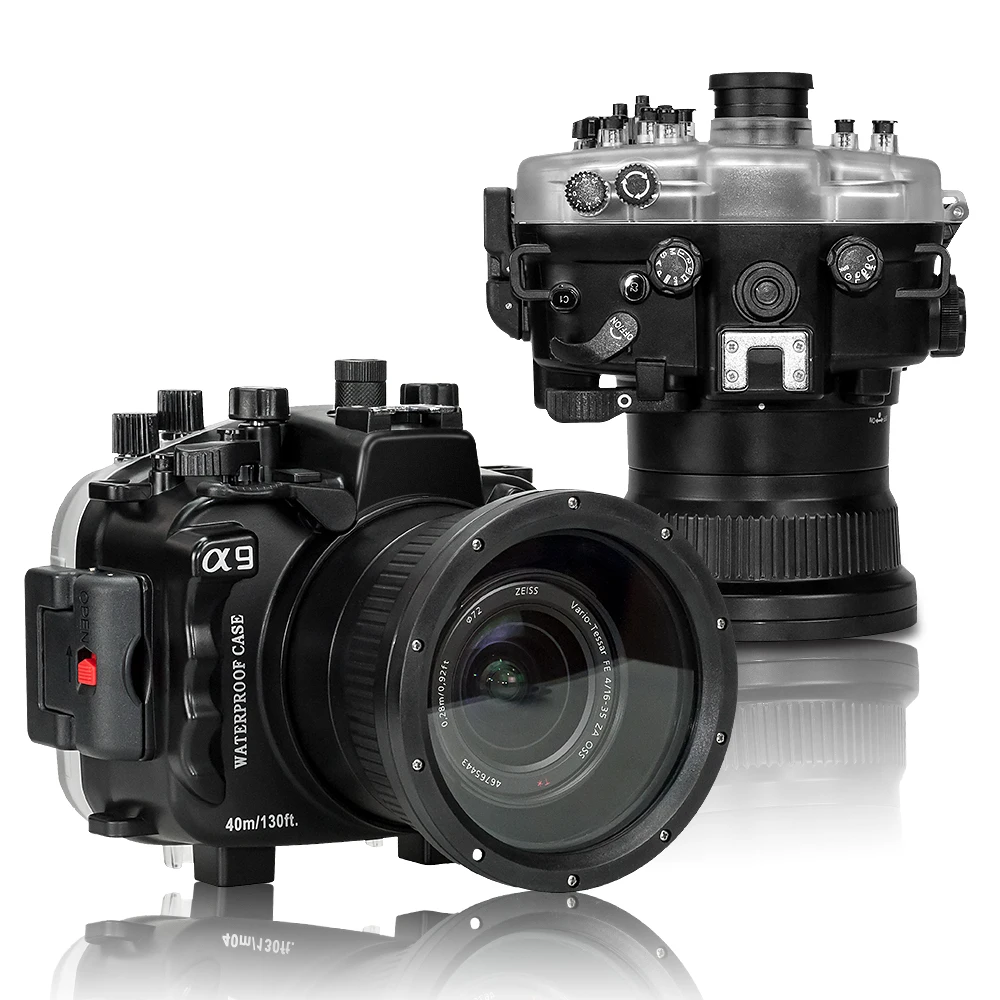 Водонепроницаемый чехол для камеры Sony A9 подводный Чехол всех функций сменная