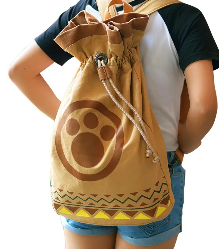 

Сумки на шнурке monster hunter, комиксы и анимация, кошачий след, рюкзак, сумка, японская мода