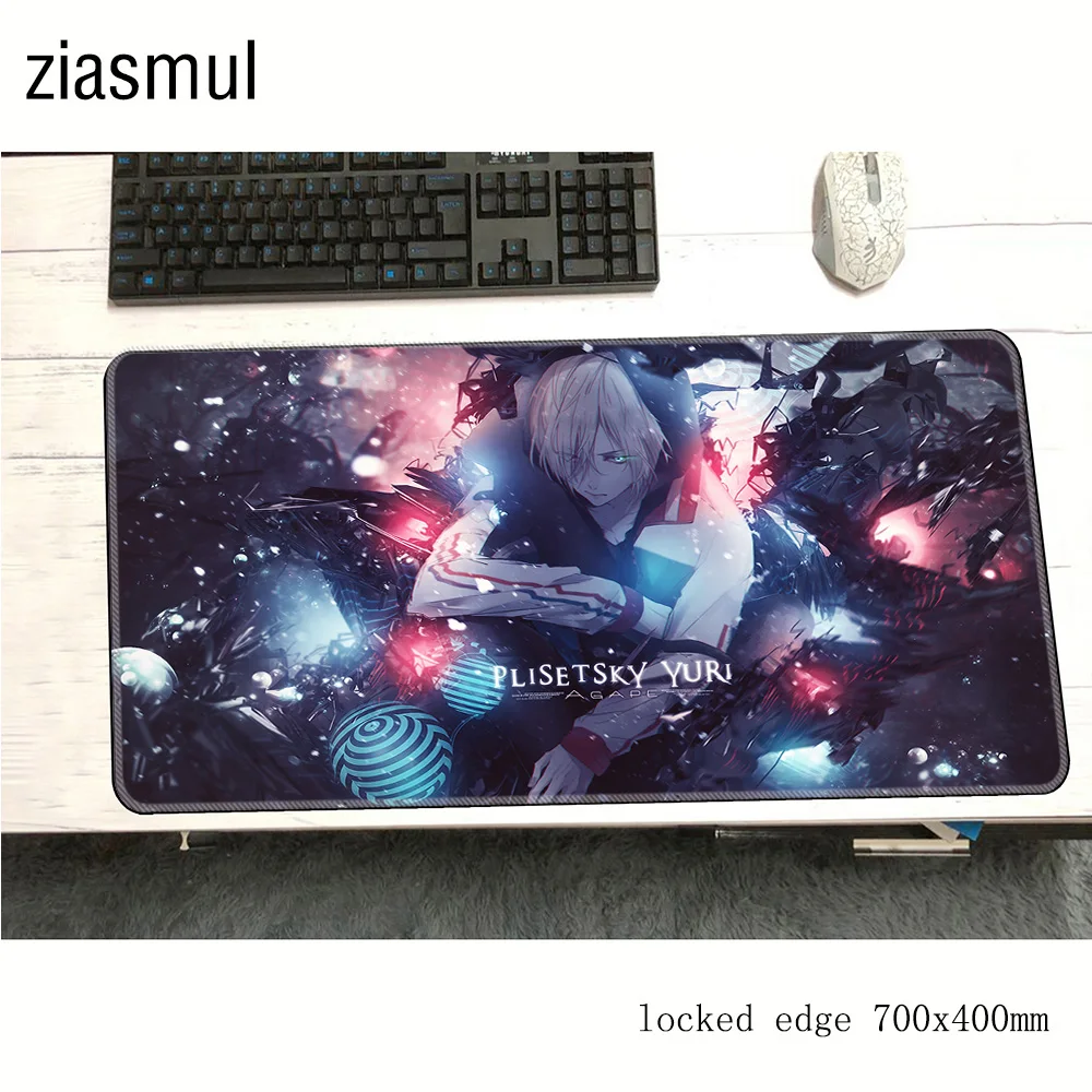 Игровой коврик для мыши yuri on ice 700x400x3 мм высококачественный игровой компьютерного
