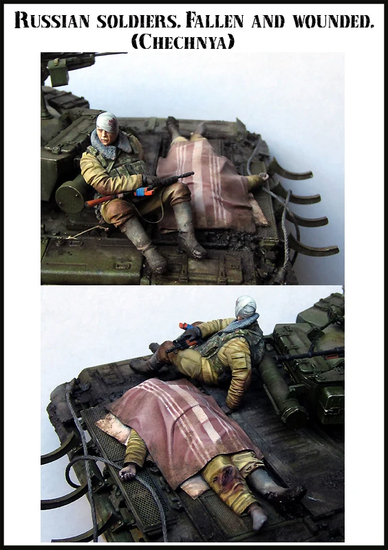 

1/35 model kit resin kit RUSSIAN SOLDIERS.FALLEN AND WOUNDED