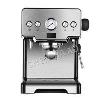220v stainless steel italian coffee maker 15bar espresso machine semi automatic pump type coffee machine for home crm3605