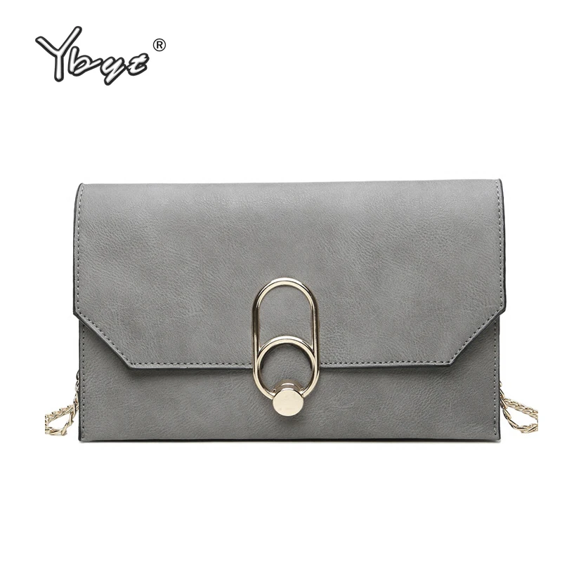 

YBYT brand 2018 casual PU leather female shoulder crossbody bags ladies shopping purse women satchel envelope clutch evening bag