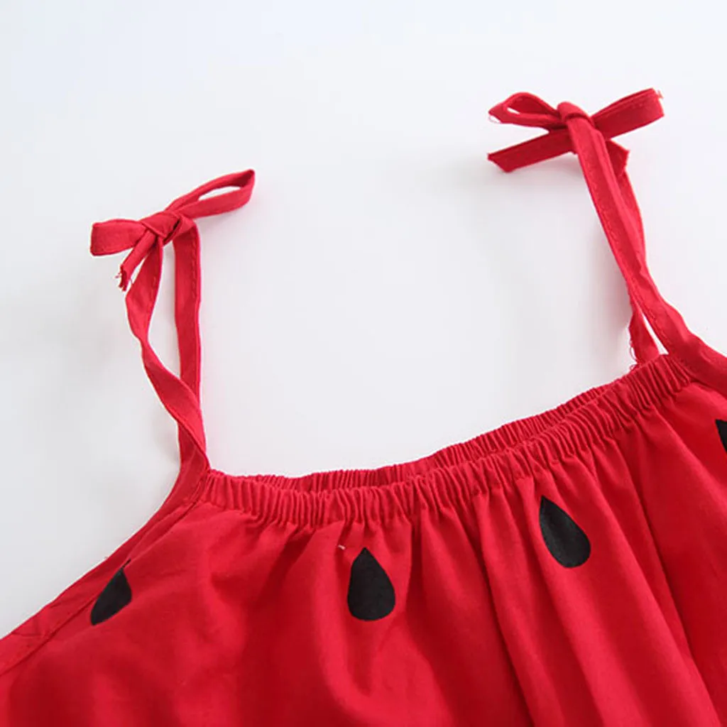 Летние платья SAGACE для маленьких девочек пляжные платья-комбинации без рукавов