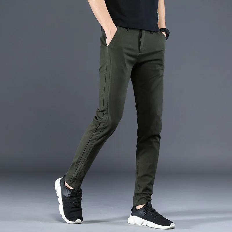 2019 весна лето осень повседневные штаны мужские корейские модные брюки длинные
