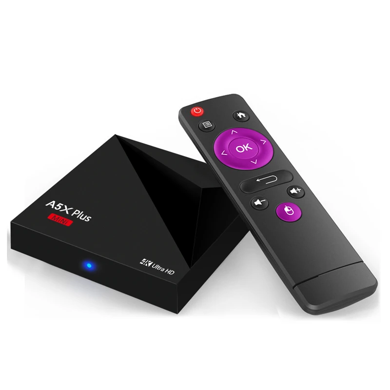 ТВ приставка HAAYOT A5X Plus Smart Android 9 0 RK3328 Четырехъядерный 4K HDR10 USB3.0 2 Гб 16 Медиаплеер mini