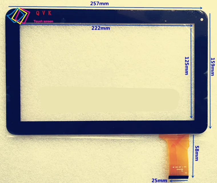 Черно белая 10 1 дюймовая емкостная сенсорная панель для Polaroid Pearl MIDC410 ремонт