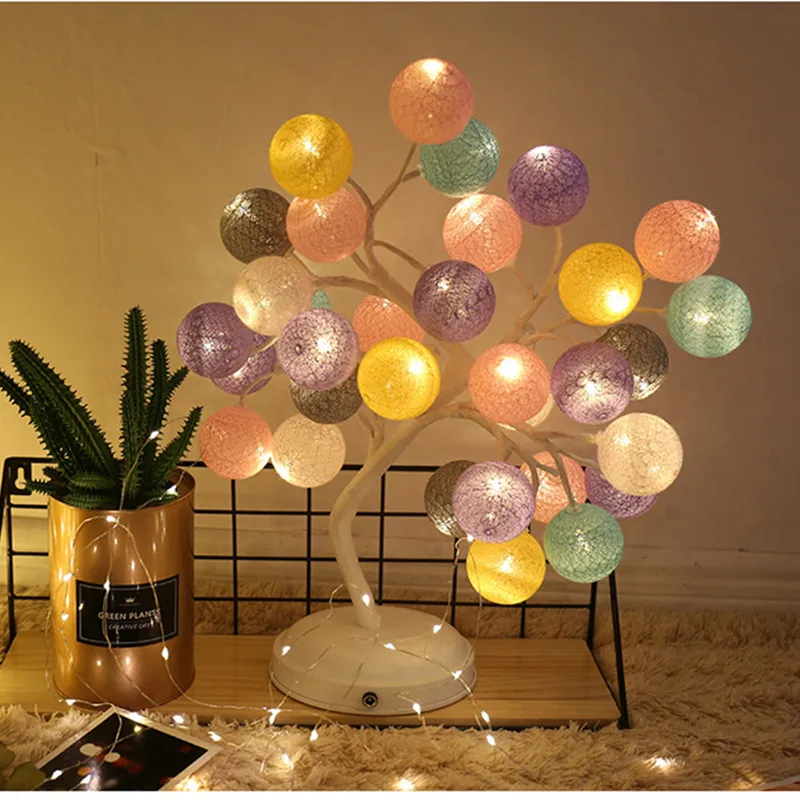 

Ins Hot Led Night Lights Nordic Lovely Girl's Bedroom Beside Light Study Candy Store Decor Light Birthday Christmas Gift