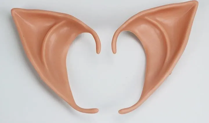 Elf Ears Fairy Vulcan Alien Cosplay Halloween Fancy Dress Costume Accessory Hobbit Pixie Ear Tips Latex party Cos props gift | Дом и сад