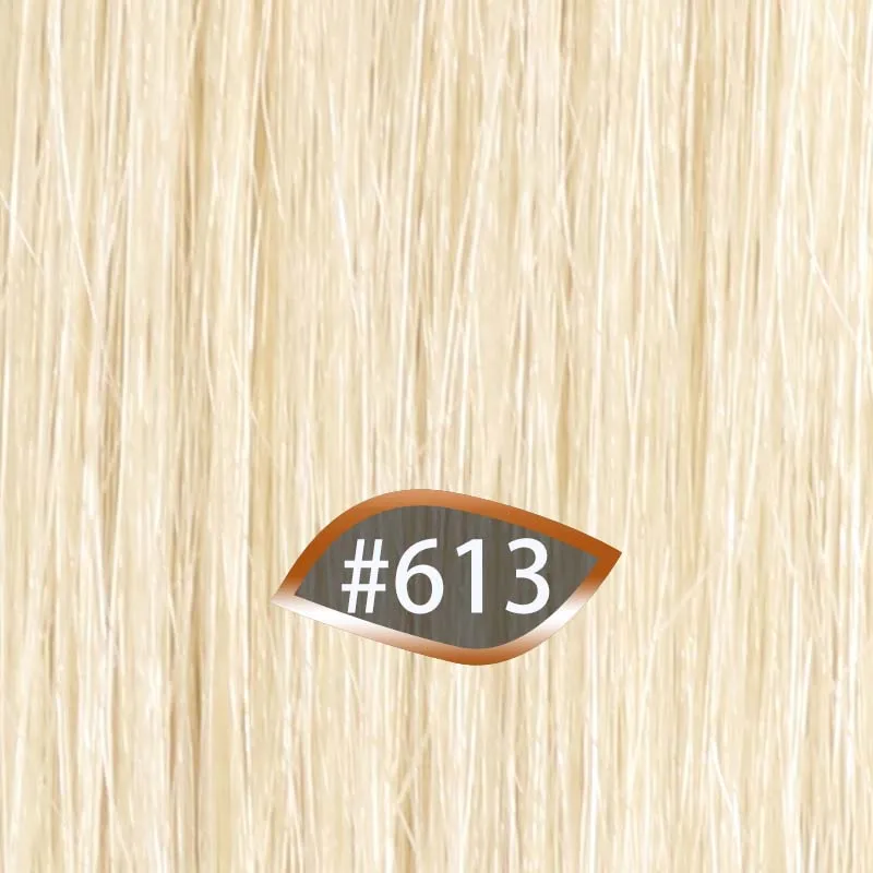 #613 Али queen hair 1 г/шт. 1" 18" 2" прямые машины сделаны Волосы remy наращивание 50 шт./компл. прямые кератиновые человеческих волос для наращивания волос - Цвет: #613