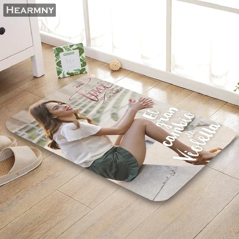 HEARMNY, Новое поступление, коврик для двери, Tini Stoessel, домашний коврик, машинное производство, противоскользящий ковер, для гостиной/прихожей, коврик для ванной, для детей, подарок - Цвет: 19