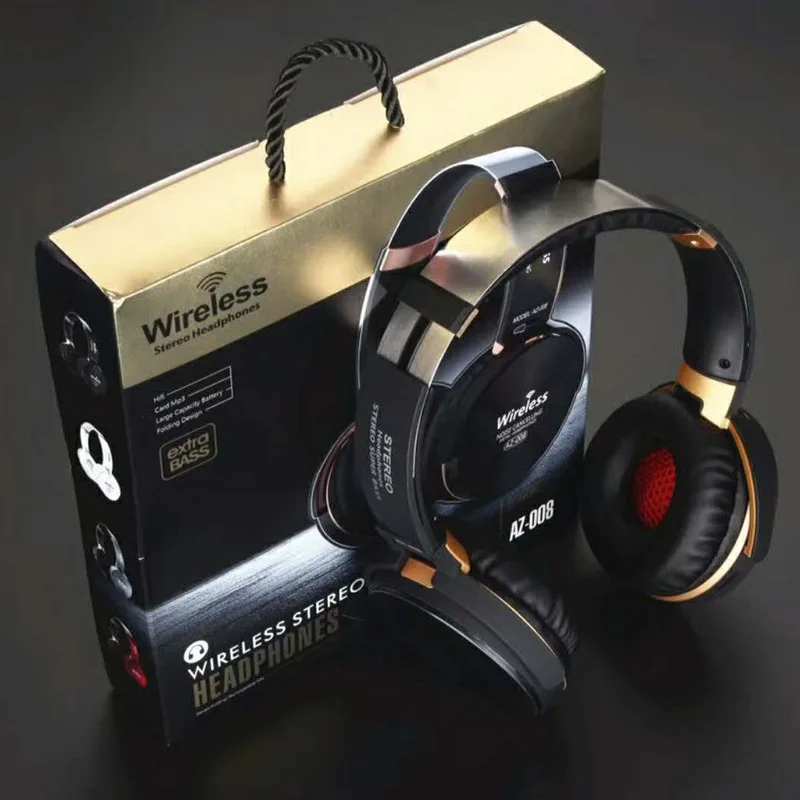 Проводная и Беспроводная игровая гарнитура Bluetooth Hi Fi стереонаушники TF карта