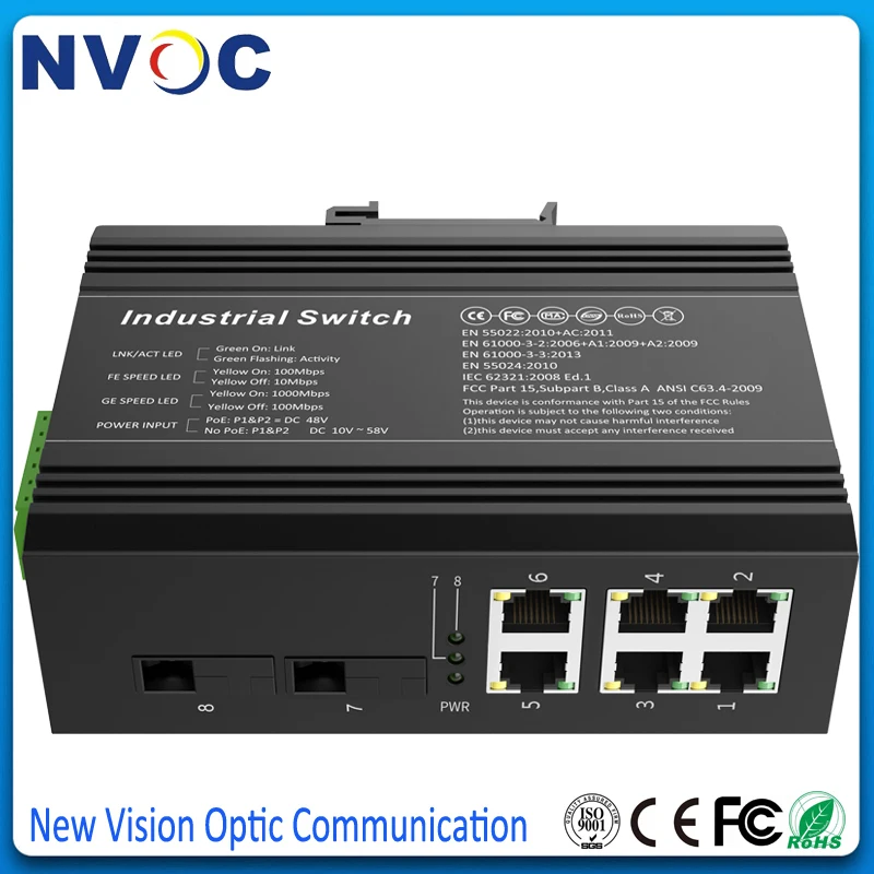 1000 м 2 одиночного SM волокна + 10/100/1000 6 портов RJ45 один режим 20 км SC 1310/1550