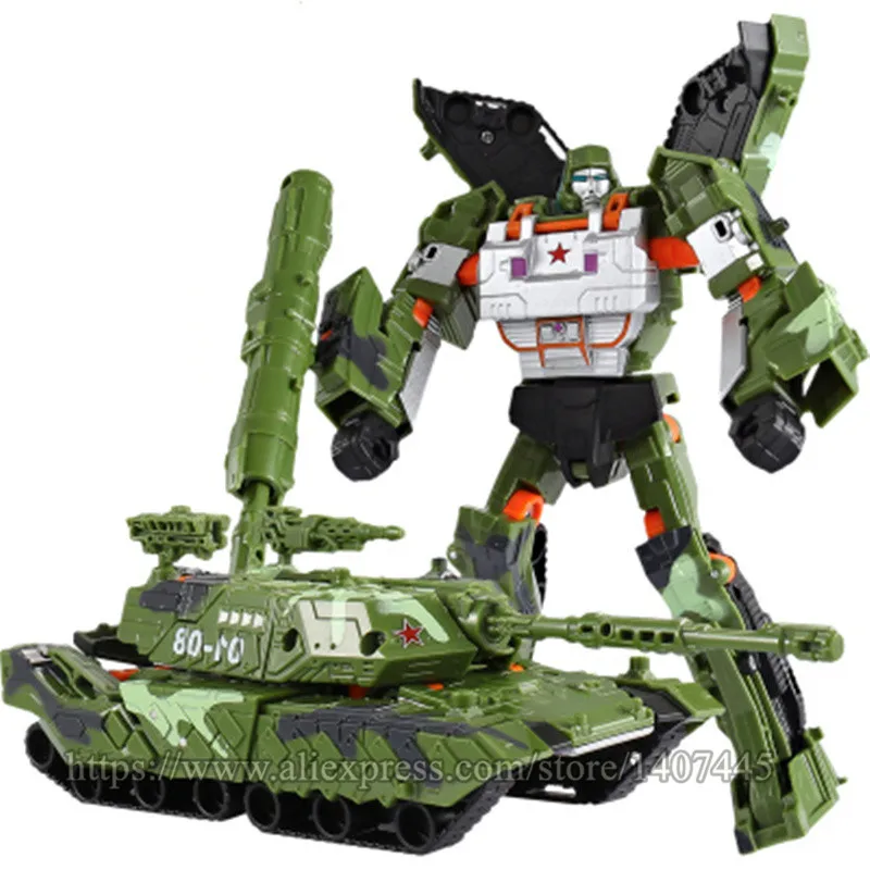Экшн Фигурки Робот трансформер для мальчиков игрушки из АБС пластика милитари