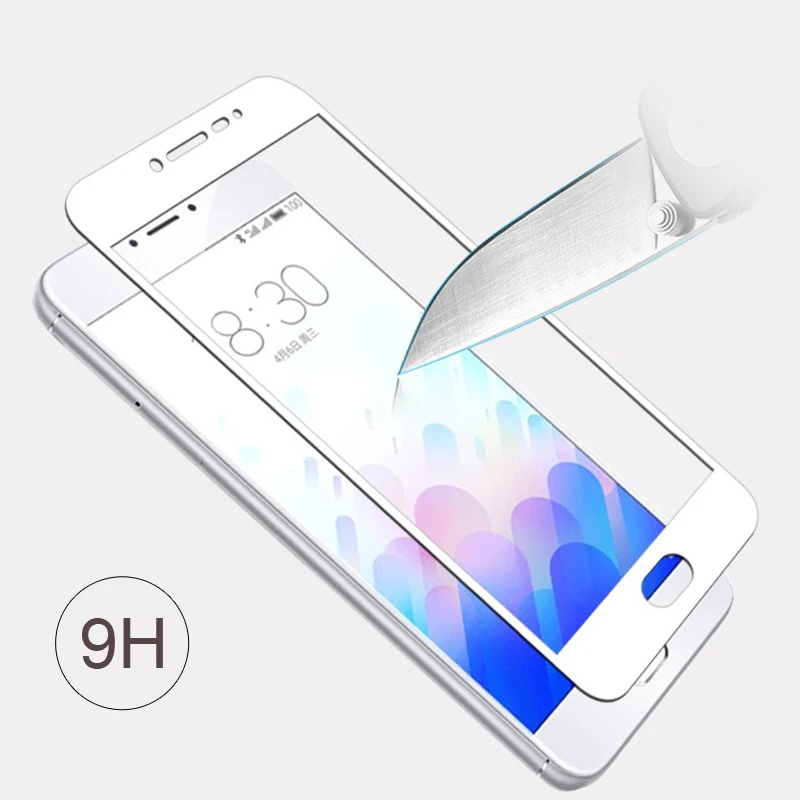 9H Curved M3s Full Cover Screen Protector For Meizu M3 mini M3mini M3Smini Meilan 3 Tempered Glass Film Coverage Case | Мобильные