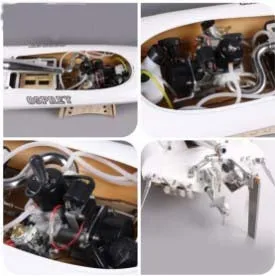 Osprey гоночная лодка/ракетная лодка/бензиновая лодка с 26CC двигателем Zenoah White|racing