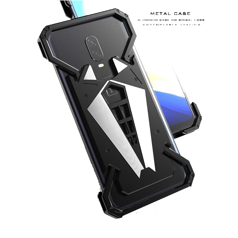 Новый Алюминиевый металлический корпус для Oneplus 6 т бампер Броня противоударный