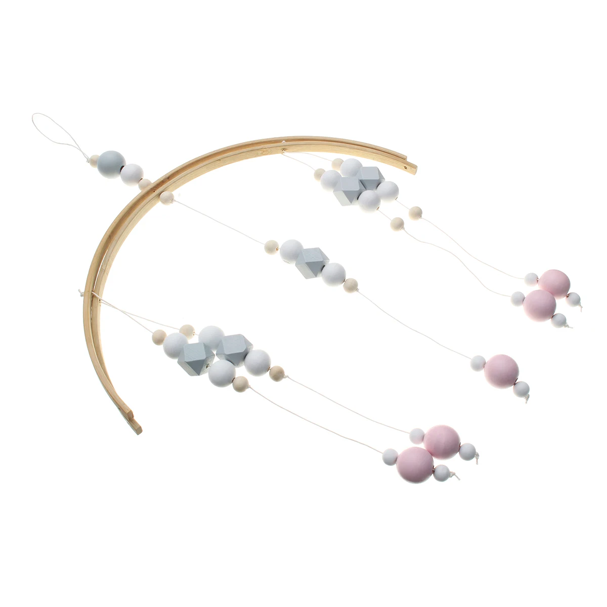 Младенческая колыбель, Детские передвижные деревянные бусы, ветряные колокольчики, спиральная кровать, коляска, игрушка, кроватка, подвесные колокольчики, игрушки, колокольчики, погремушки, колокольчики