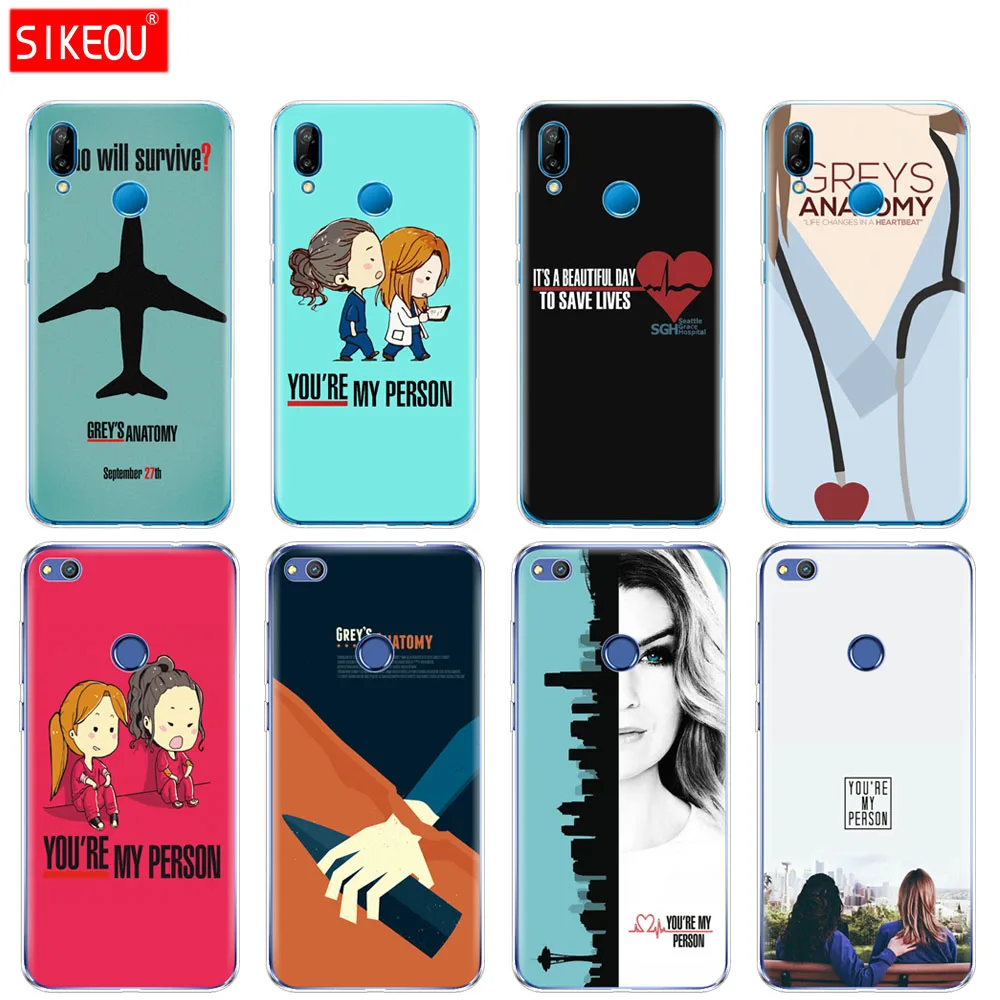 Силиконовый чехол для телефона Huawei P20, P7, P8, P9, P10 Lite, Plus Pro, 2017 P, умная Анатомия Гриса Силиконовый чехол для телефона Huawei P20, P7, P8, P9, P10 Lite, Plus Pro, 2017 P, умная Анатомия Гриса