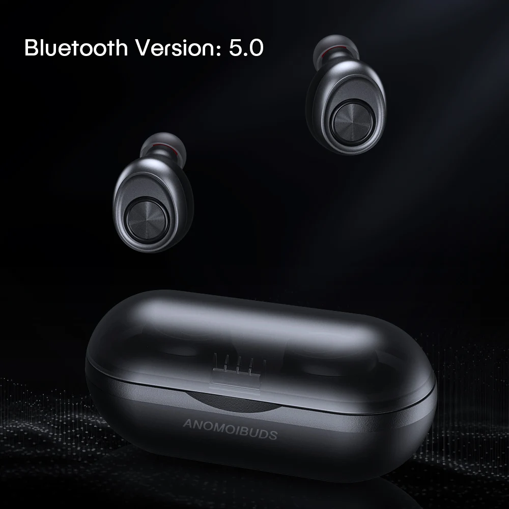 Anomoibuds капсулы Bluetooth наушники TWS V5.0 3D стерео наушники беспроводные наушники спортивные игры гарнитура для Xiaomi