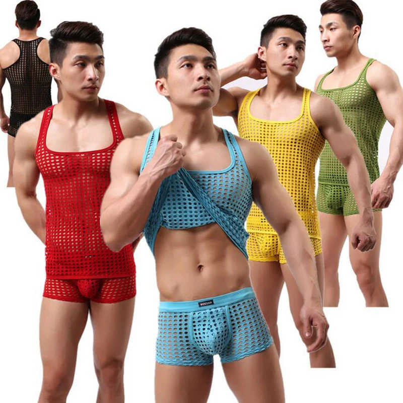 КВА N.Z мужская одежда нижнее белье сексуальное без рукавов с круглым вырезом