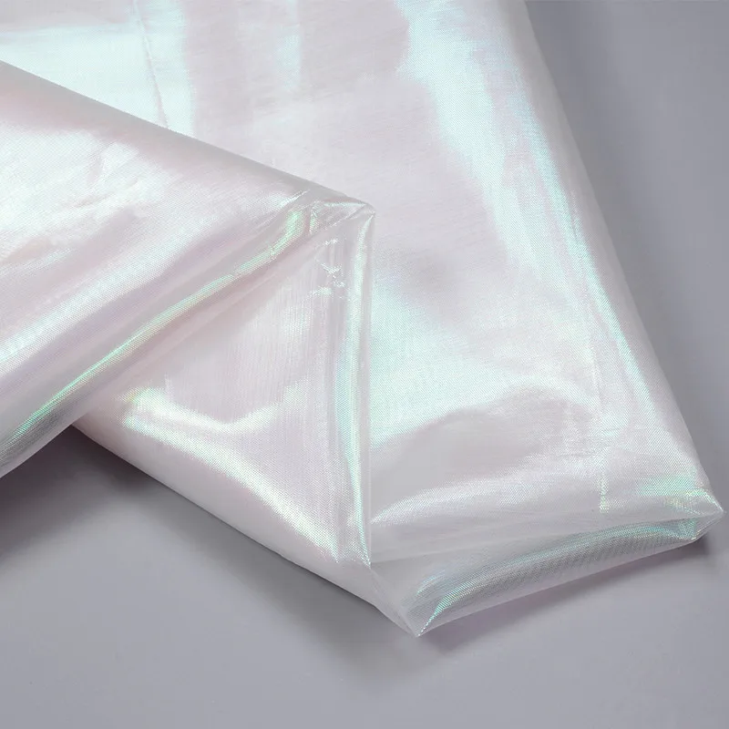 RUBIHOME 1 шт. (45x140 см) дизайнерская лазерная ткань из органзы для самостоятельного