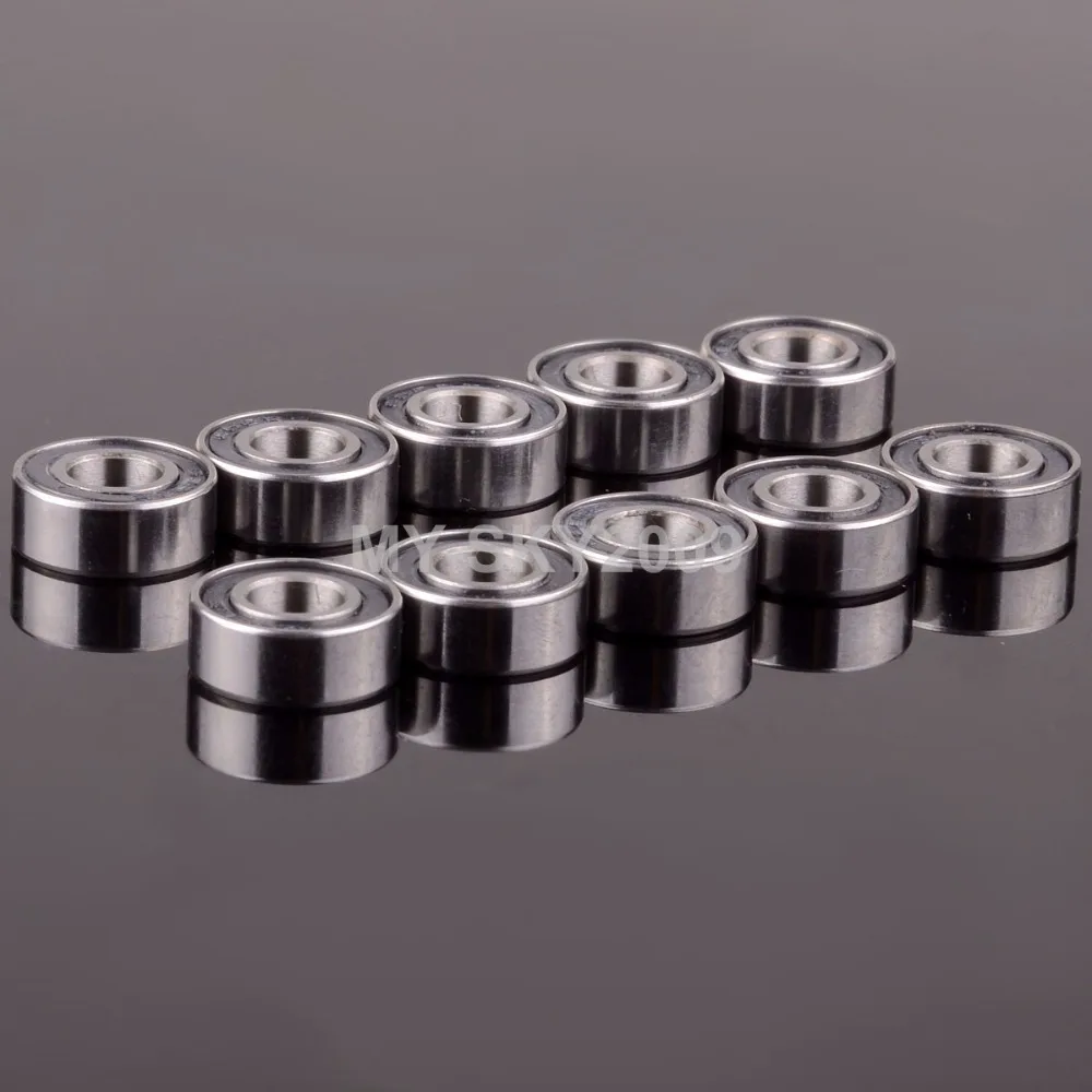 10 шт. 6x13x5 мм 686RS 686-2RS черный резиновый шарикоподшипник 6*13*5 подходит для