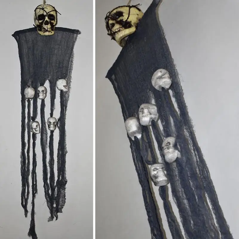 Хэллоуин Страшные череп висячие украшения Призрак Скелет поддержать настенные