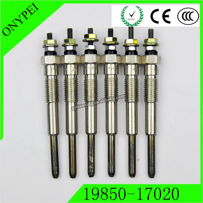 6 шт. Новый светящийся разъем 19850 17020 для Toyota Land Cruiser 70 100 105 1 Гц 1HDT Coaster 1985017020|Свечи