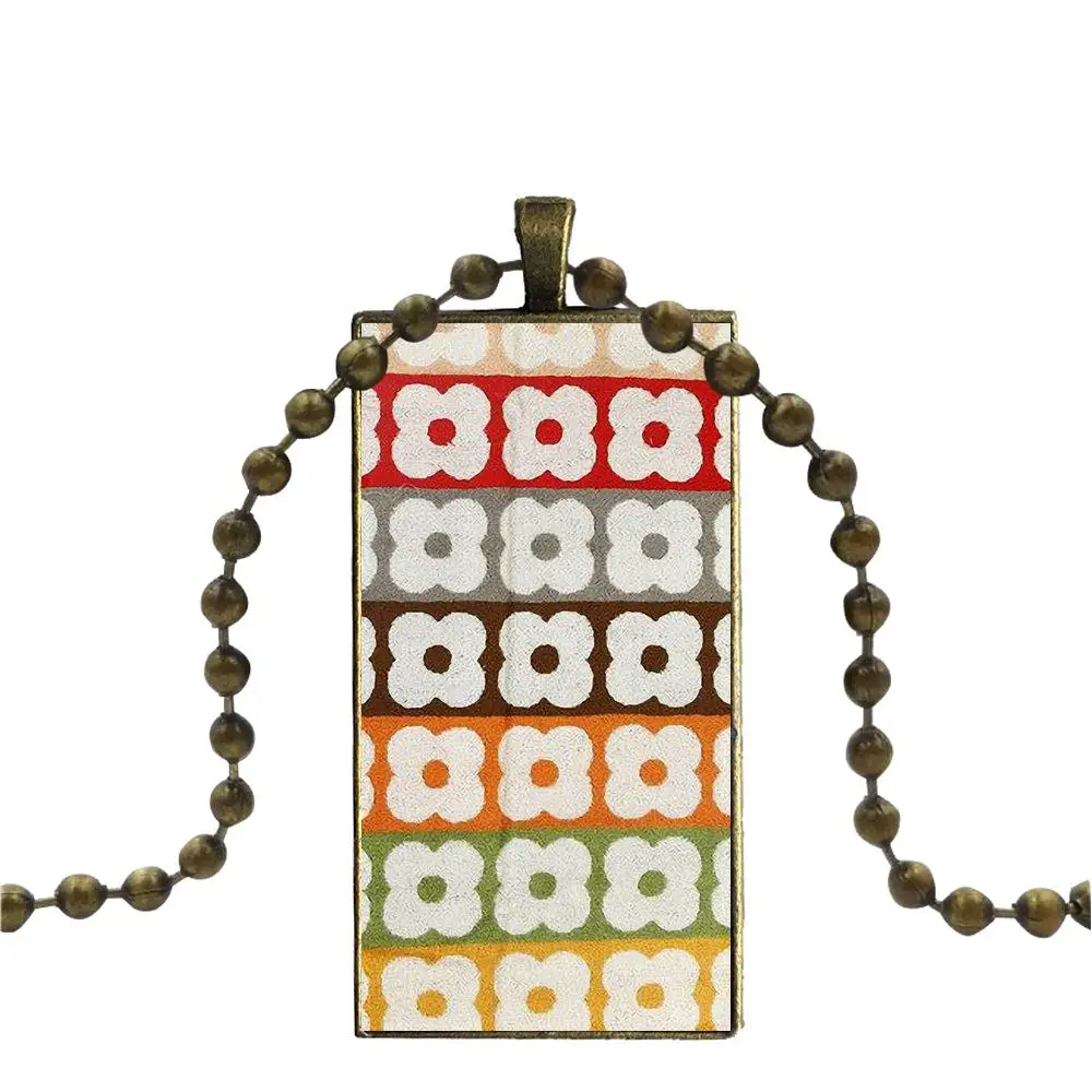 EJ glaze подарок на день Святого Валентина многоствольное ожерелье Orla Kiely Folio модная