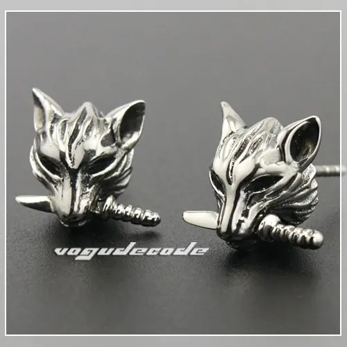 Крутые серьги-гвоздики из нержавеющей стали 316L G003 | Украшения и аксессуары