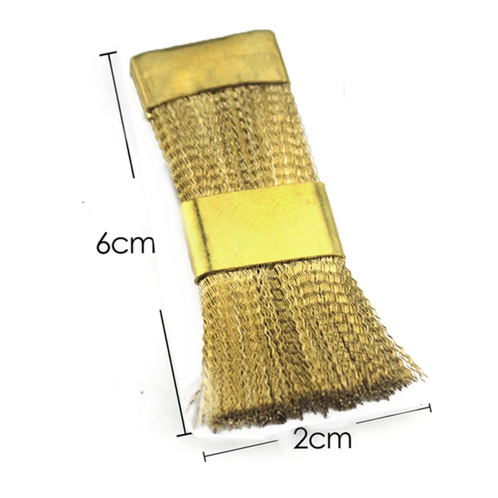 1 * сверло щетка для чистки Золотой медный провод биты маникюра ногтей