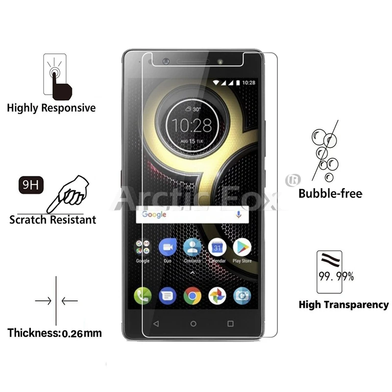 5 шт./лот закаленное Стекло для lenovo K8 Примечание Экран протектор Защитная пленка |
