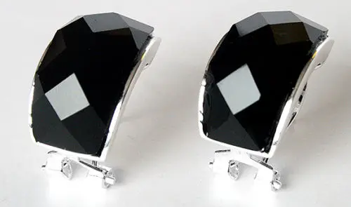 Горячая Распродажа Новый стиль&gt граненые черные Onxy агат и Марказит 925