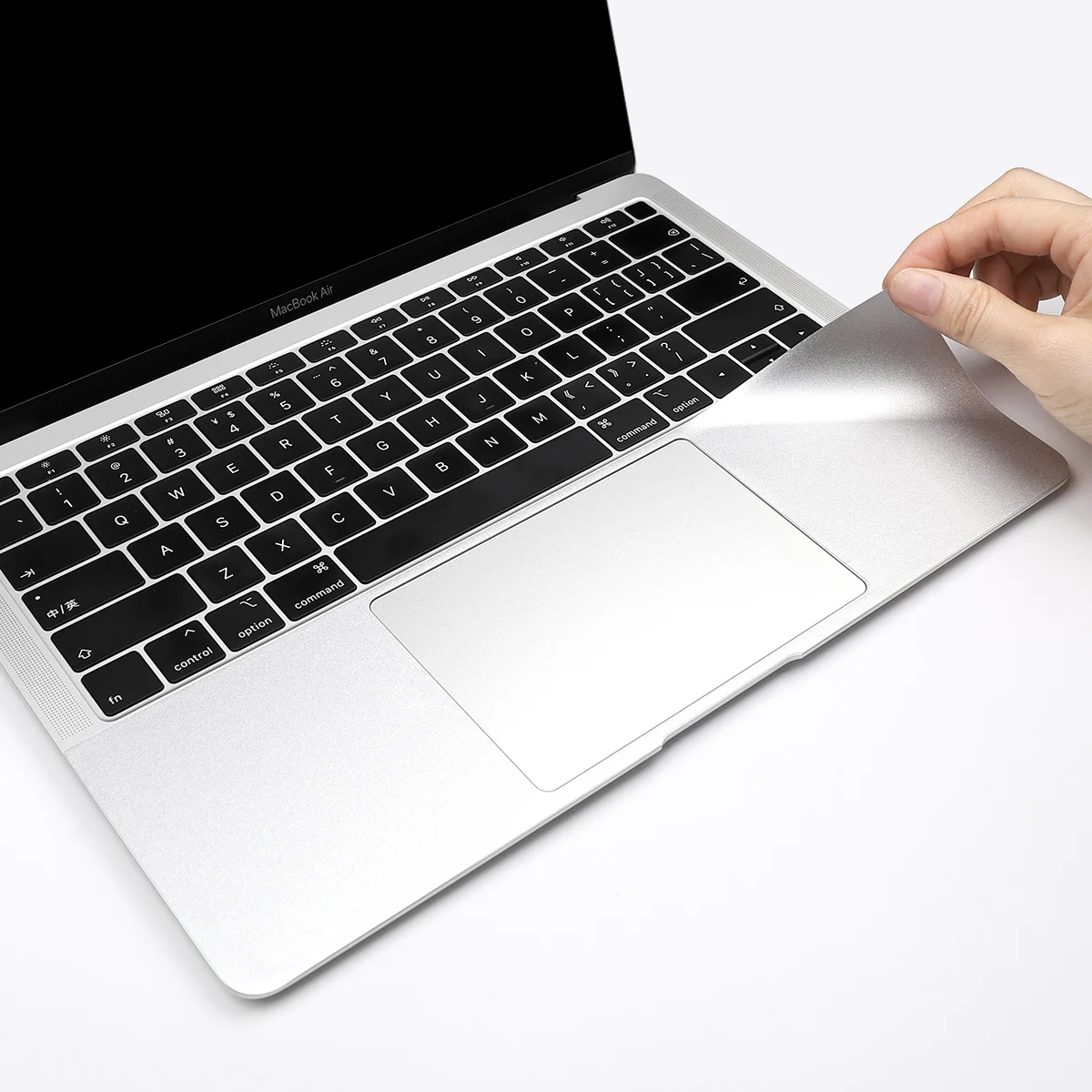 Batianda для нового MacBook Pro retina 13 15 Touch Bar Air 13,3 дюймов защита ладоней чехол с трекпадом Защитная Наклейка Серебро