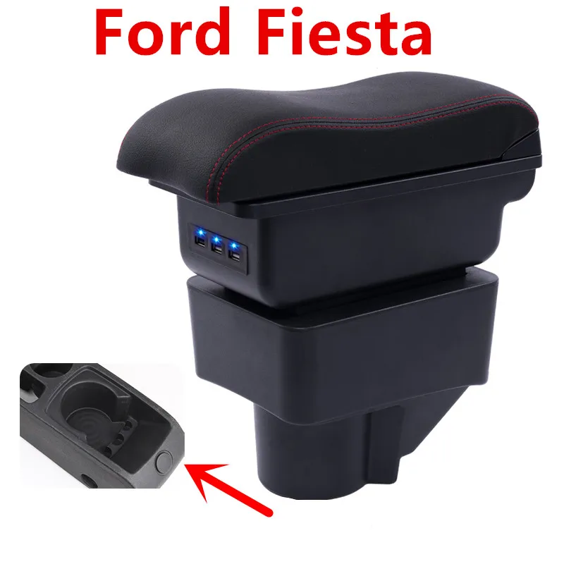 Подлокотник для Ford Fiesta Универсальный центральный автомобильный подлокотник