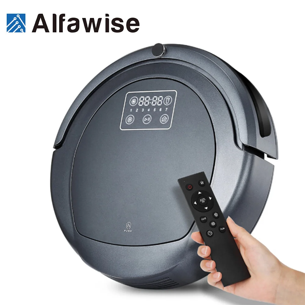 Alfawise ZK8077 робот пылесос виртуальный блокатор Сенсорный экран авто зарядки