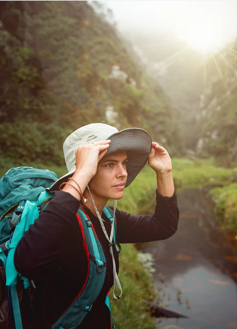 Naturehike солнцезащитная Кепка летняя шапка для рыбалки улицы Солнцезащитная шляпа затенение Анти-ультрафиолетовая путешествия плюс растущая Кепка-козырек
