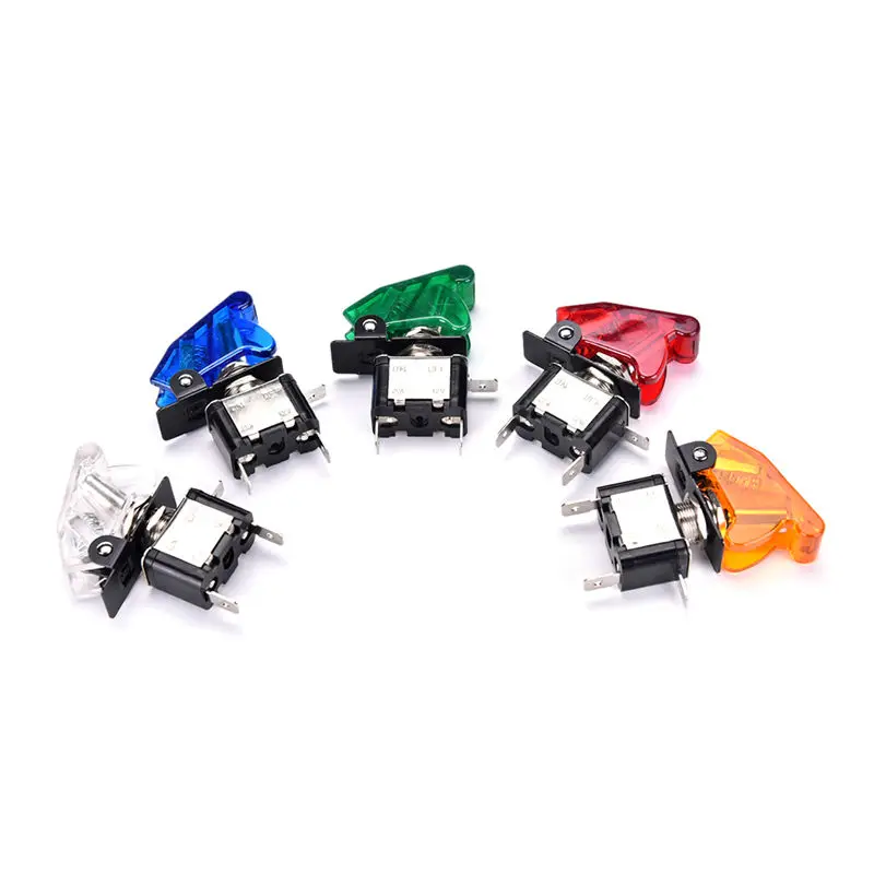 LED кнопочный переключатель кулисный Управление 5 цветов 12V 20A гоночный автомобиль