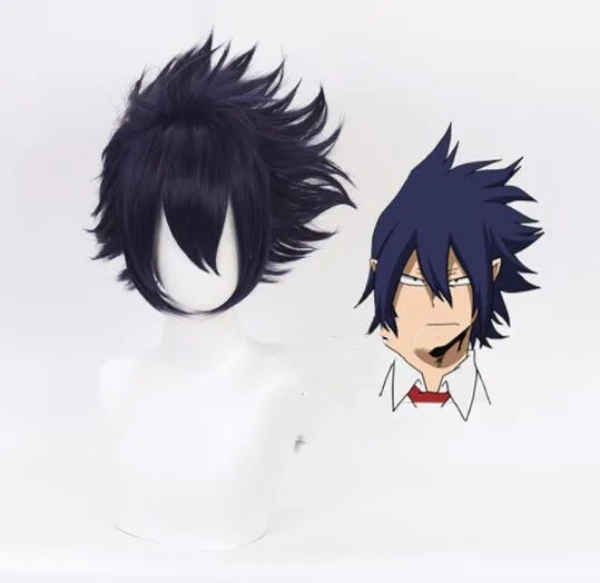 Аниме My Boku No Hero Academia изюку мидория короткий зеленый черный коричневый
