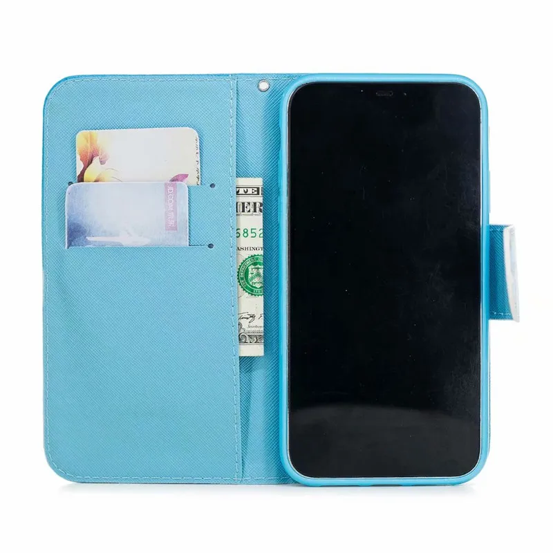 COOLY кожаный бумажник флип чехол для iPod touch 5 6 Чехол для iphone 5S 5 SE 6 6S 7 8 Plus X XR XS Max кошачий лист мрамор чехол для телефона