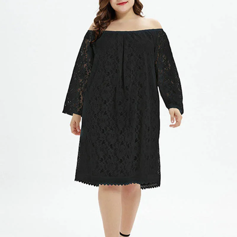 Летнее кружевное платье для женщин 6XL 7XL 8XL 9XL объем груди 154 см большого размера |
