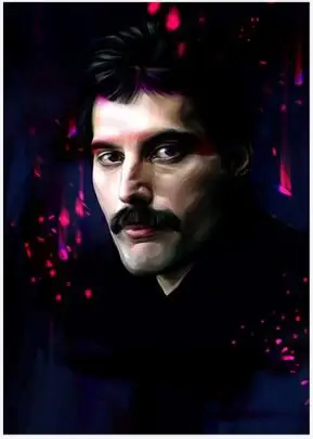 Плакаты и принты Queen Freddie Mercury постер Rhapsody в богемном стиле декоративная картина