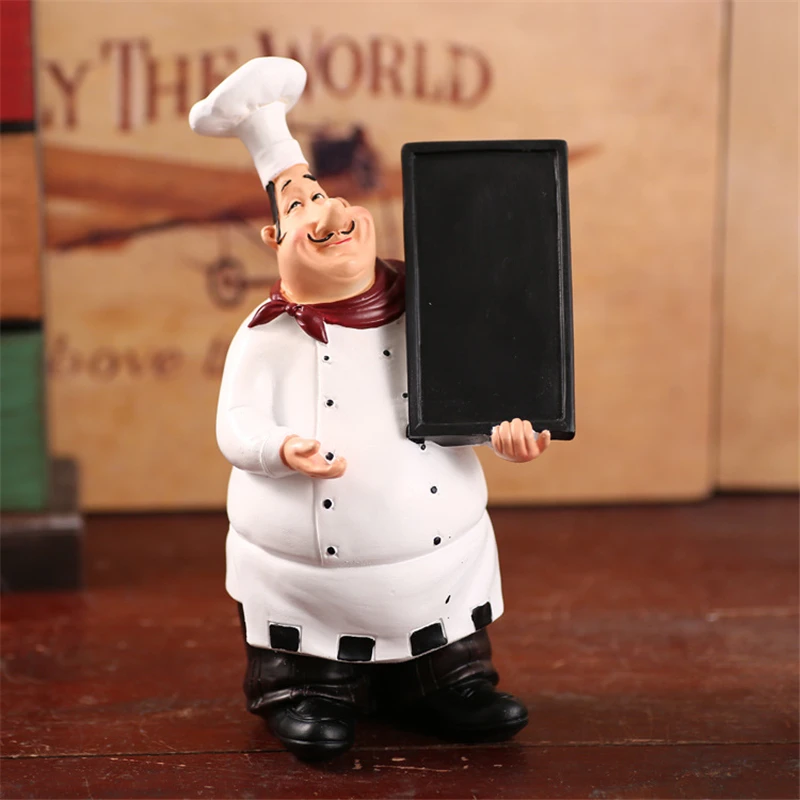 Американский Стиль Творческий смолы Кук соль перец шеф-повар белого Top Hat