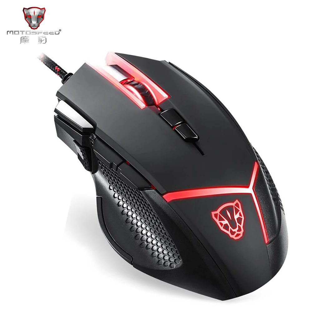 Официальная Motospeed V18 игровая проводная мышь с поддержкой 4000 dpi 8 grade для ноутбука 9