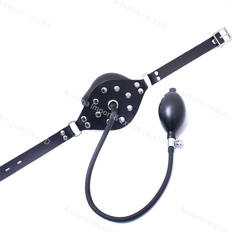 2019 силиконовый латекс фентази надувной мяч кляп для рта ремень на голову