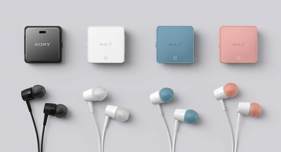 SONY SBH24 стерео Bluetooth наушники беспроводной воротник клип гарнитура NFC