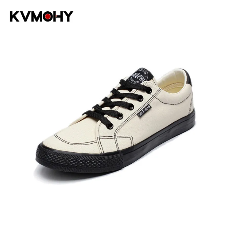 

Men's Vulcanized Shoes Spring Autumn Comfortable Casual Mans Canvas Shoes Slip-On Brand Fashion Flat Loafers Zapatillas Hombre