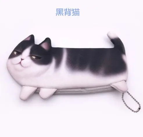 Модная косметичка с кошкой для женщин, косметичка для макияжа, милый карандаш с животными, чехол для макияжа, маленькая Портативная сумка - Цвет: 4