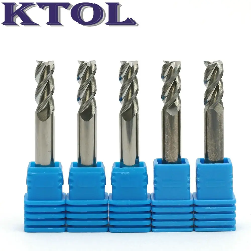 

Durable 6*20mm 3 Flute End Mill Tools Tungsten Carbide Cutters Spiral CNC Router Bits for Aluminium Slot Face Milling Profiling